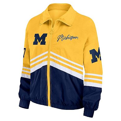 Women's WEAR by Erin Andrews Maize Michigan Wolverines Vintage ...