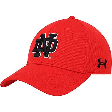 Men's Under Armour Red Notre Dame Fighting Irish Signal Caller Performance Adjustable Hat