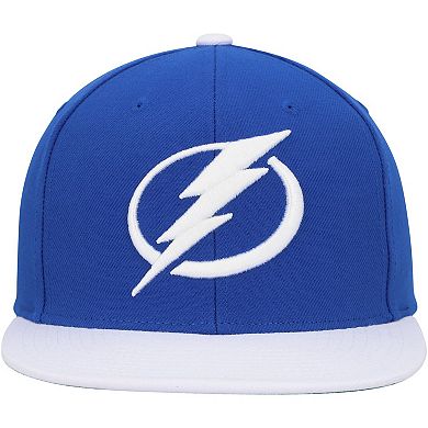 Men's Mitchell & Ness Blue Tampa Bay Lightning Core Team Ground 2.0 Snapback Hat