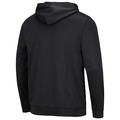 Men's Colosseum Black Mississippi State Bulldogs ResistanceÂ Pullover Hoodie
