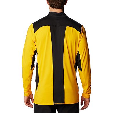 Men's Columbia Gold Iowa Hawkeyes Tech Trail™ Omni-Shade Quarter-Zip Top