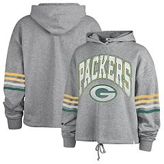 Women's Fanatics Branded Heather Gray Green Bay Packers Cozy Primary  Pullover Hoodie