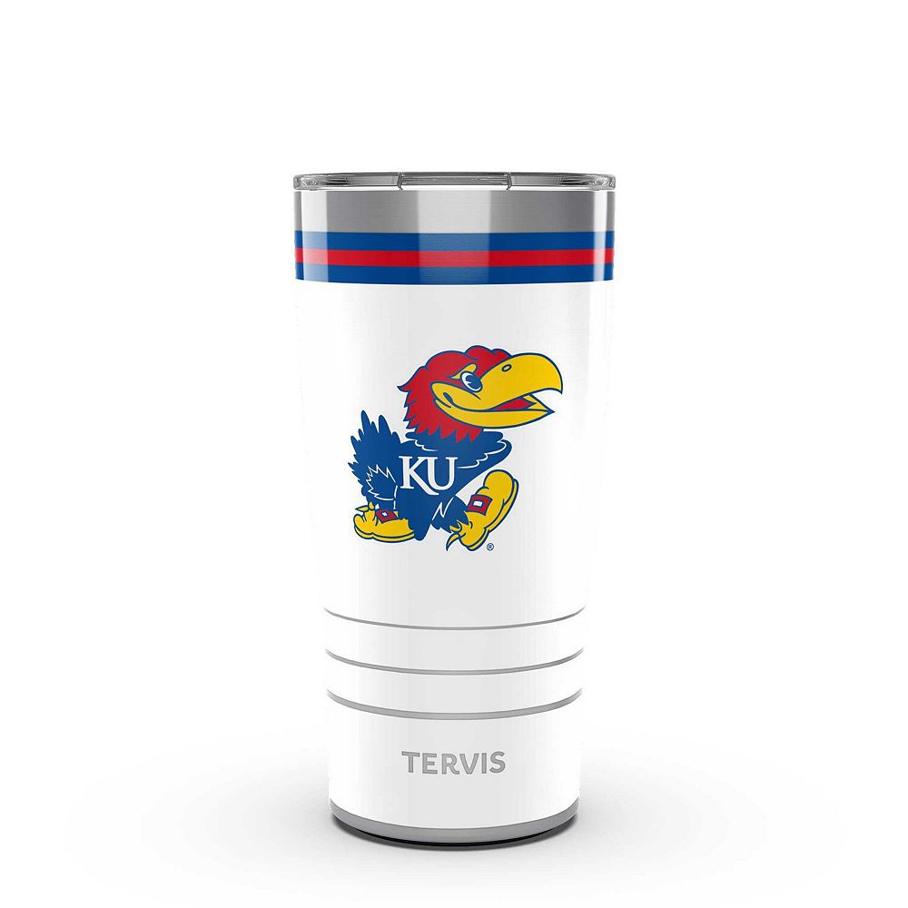 Tervis Traveler Kansas Jayhawks MVP - Bicchiere Termico In Acciaio Inox, 850 G, Tripla Parete