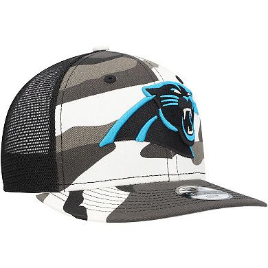 Youth New Era Camo Carolina Panthers Trucker 9FIFTY Snapback Hat