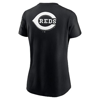 Women's Nike Black Cincinnati Reds Over Shoulder T-Shirt