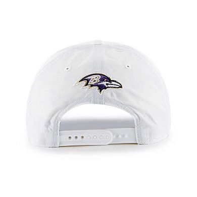 Men's '47 White Baltimore Ravens Surburbia Hitch Adjustable Hat