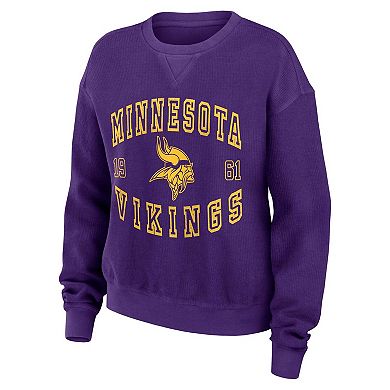 Women's WEAR by Erin Andrews Purple Minnesota Vikings Vintage Corduroy ...