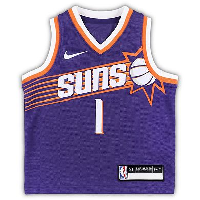 Toddler Nike Devin Booker Purple Phoenix Suns Swingman Player Jersey - Icon Edition