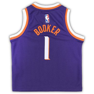 Toddler Nike Devin Booker Purple Phoenix Suns Swingman Player Jersey - Icon Edition