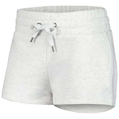 Women's Gameday Couture Ash Iowa State Cyclones Team Effort Pullover Sweatshirt & Shorts Sleep Set