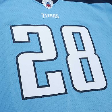 Men's Mitchell & Ness Chris Johnson Light Blue Tennessee Titans Legacy Replica Jersey
