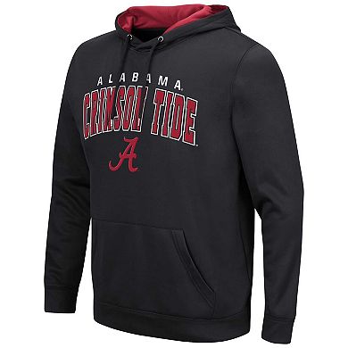 Men's Colosseum Black Alabama Crimson Tide ResistanceÂ Pullover Hoodie