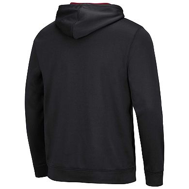Men's Colosseum Black Alabama Crimson Tide ResistanceÂ Pullover Hoodie