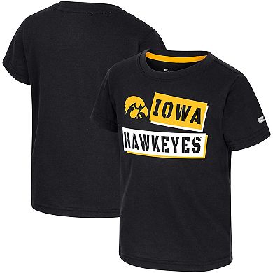 Toddler Colosseum Black Iowa Hawkeyes No Vacancy T-Shirt
