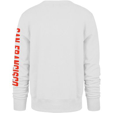 Men's '47 White San Francisco Giants City Connect Legend Headline Pullover Sweatshirt