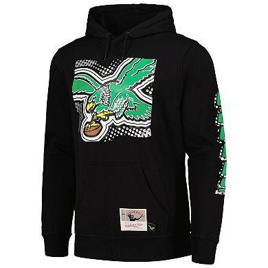 Men's Mitchell & Ness Black Philadelphia Eagles Gridiron Classics Big ...