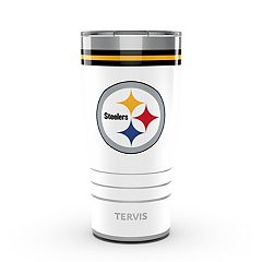 Pittsburgh Steelers 20oz Colorblock White Powder Coat Tumbler