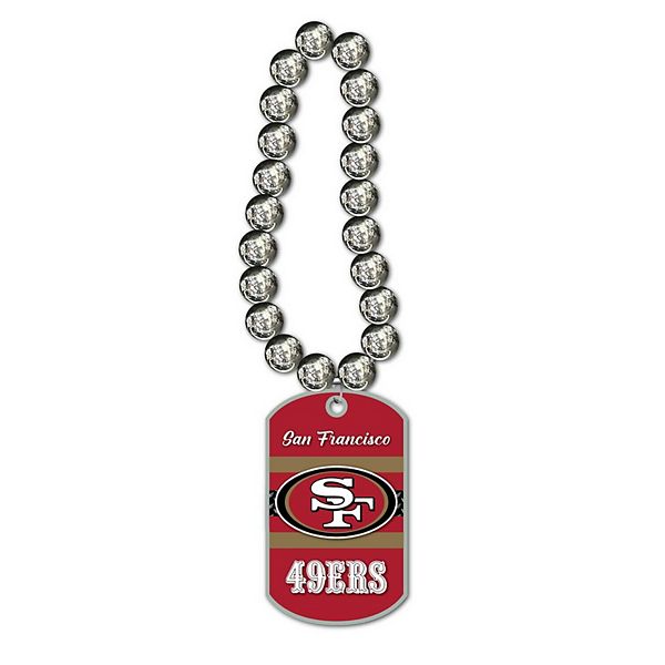 MOJO San Francisco 49ers Jumbo Dog Tag Necklace