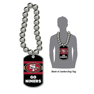 MOJO San Francisco 49ers Jumbo Dog Tag Necklace