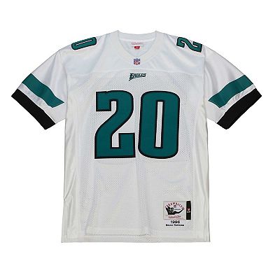 Men's Mitchell & Ness Brian Dawkins White Philadelphia Eagles 1996 Authentic Throwback Retired Player Jersey