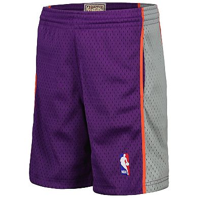 Youth Mitchell & Ness Purple Phoenix Suns Hardwood Classics Swingman Shorts