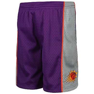 Youth Mitchell & Ness Purple Phoenix Suns Hardwood Classics Swingman Shorts