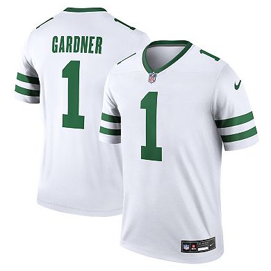 Men's Nike Sauce Gardner White New York Jets Alternate Legend Jersey