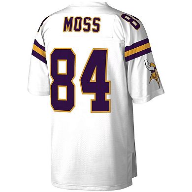 Men's Mitchell & Ness Randy Moss White Minnesota Vikings Big & Tall 1998 Legacy Retired Player Jersey