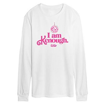 Men's Barbie The Movie I Am Kenough Disco Ball Graphic Tee