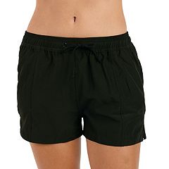 Petite Lands' End 5 Quick Dry Elastic Waist Board Shorts Swim