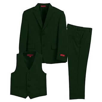 Gioberti Kid's Formal 3 pc Suit, Jacket, Vest, And Dress Pants Suit Set