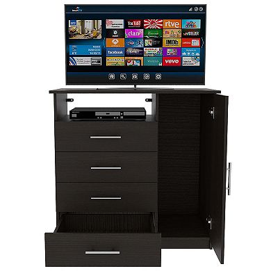 Carolina Four Drawer Dresser Single Door