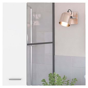 Kenya Medicine Cabinet, Mirror, Double Door, Four Interior Shelves