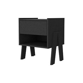 Hyacinth Nightstand, One Drawer, Open Shelf