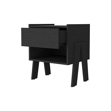 Hyacinth Nightstand, One Drawer, Open Shelf