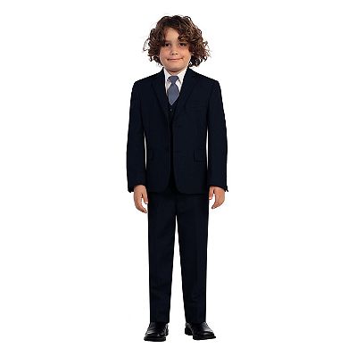 Gioberti Boy's Formal 3-piece Suit, Jacket, Vest, And Dress Pants Suit Set