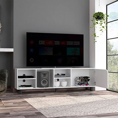 Native TV Stand for TV´s up 70", Four Open Shelves, Five Legs