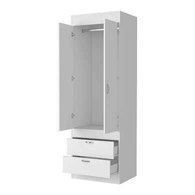 Alabama Armoire, One Large Cabinet, Two Drawers
