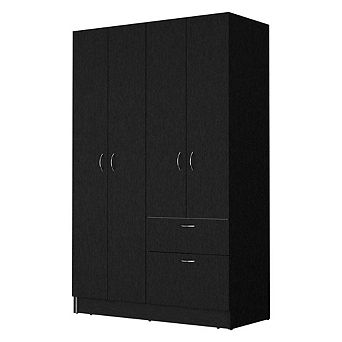 Habana Armoire, Two Cabinets, One Drawers, One Hidden Drawer Shoes