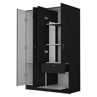 Habana Armoire, Two Cabinets, One Drawers, One Hidden Drawer Shoes