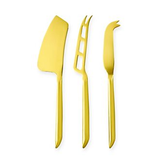 Belmont Cheese Knives in Gold Viski®