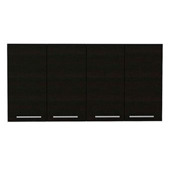 Sitka Wall Cabinet, Two Spacious Divisions, Four Doors
