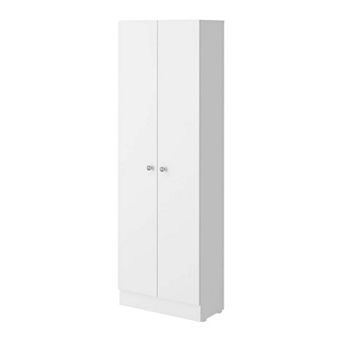 Virginia Double Door Storage Cabinet, Five Shelves