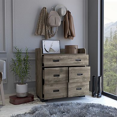 Anemone Dresser, Double Drawer, 4 Single Drawers