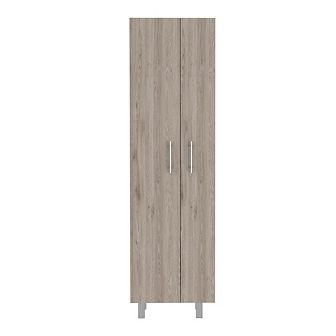 Norway Broom Closet Pantry, Five Shelves, Double Door Cabinet, Four Legs