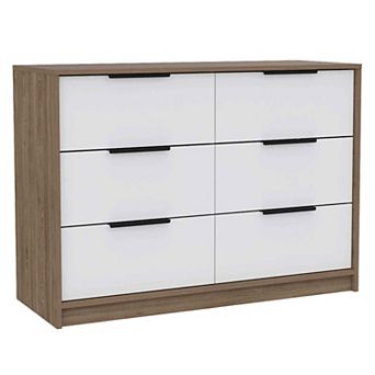 Marion Slide And Pull Dresser, Four Drawers