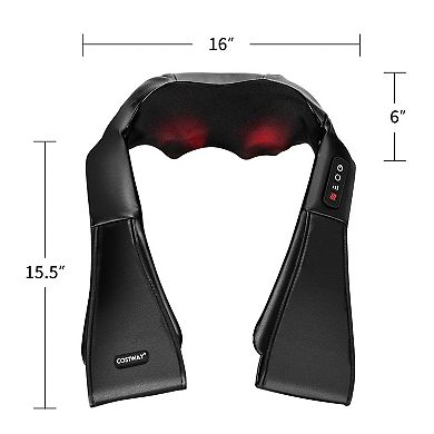 Heated Neck Massager with Advanced Deep Tissue 3D-Kneading Technology