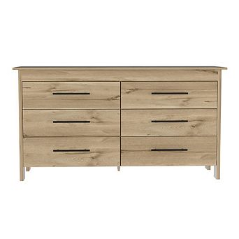 Luxor Six Drawer Double Dresser