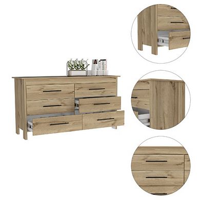 Luxor Six Drawer Double Dresser
