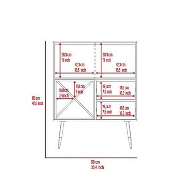Orchid Bar, Two Drawers, Four Double Liquor Spaces, One Cabinet